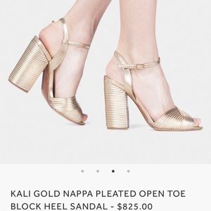 Tabitha Simmons Nappa pleated Heels